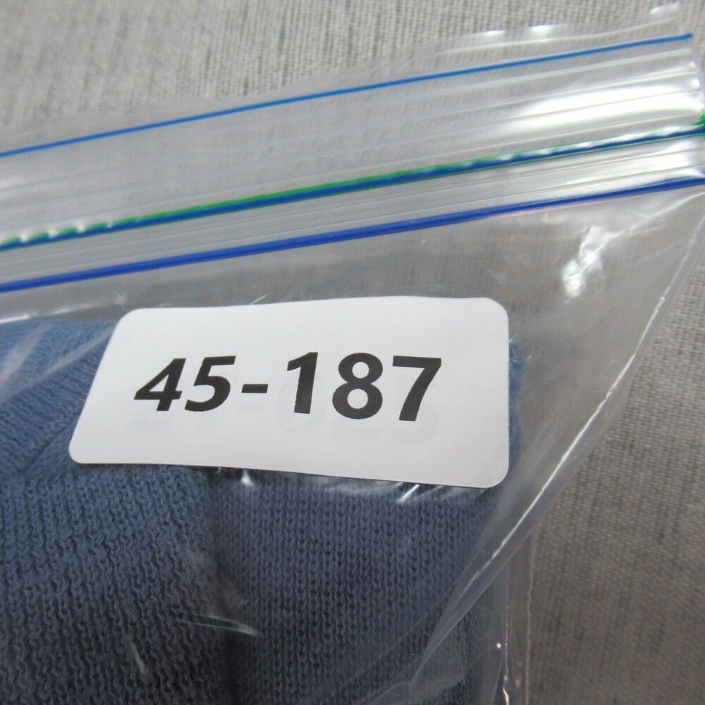 Eddie Bauer Sweater Mens XL Tall Blue Knit Pullover 100% Pima Cotton UK Casual - Picture 8 of 8